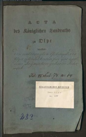 Verbot der Benutzung des Weges über Tilkusen