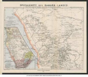 Specialkarte des Damara-Landes : nach den neuesten Quellen