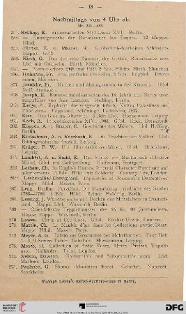 Dienstag, nachmittags von 4 Uhr ab (Nr. 251-434)
