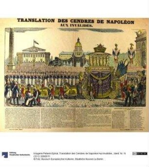 Translation des Cendres de Napoléon Aux Invalides.