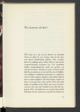 Wo komme ich her?