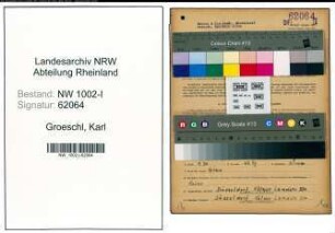 Entnazifizierung Karl Groeschl, geb. 31.08.1919 (Seifensieder)