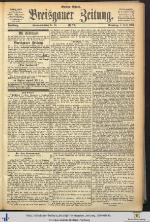 01.04.1894 (Erstes Blatt)