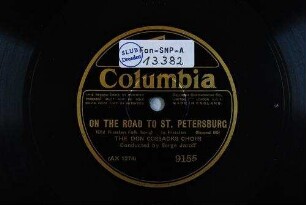 On the road to St. Petersburg : Old Russian folk song [Auf der Strasse nach Petersburg]