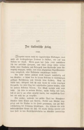 XV. Der italienische Krieg. 1848.