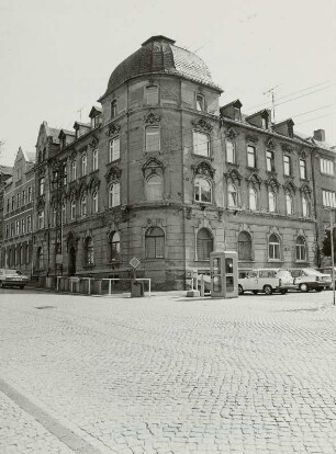 Glauchau, Schlachthofstraße 28, Wohnhaus, Eckansicht