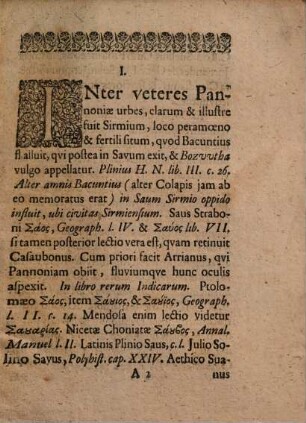 De Sirmio disputabit Praeside Conrado Samuele Schurzfleischio, Jacobus Zabler, Bartfa-Hungarus