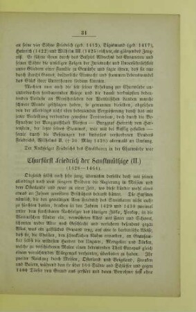 Churfürst Friedrich der Sanftmüthige (II.)