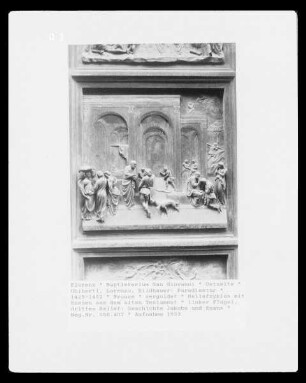 Paradiestür — Alttestamentarische Szenen — Jakob- und Esauszenen