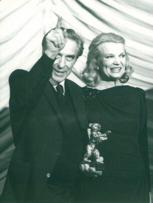 IFF 1984. Preisverleihung. John Cassavetes, Gena Rowlands. Goldener Berliner Bär. Love Streams