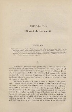 Capitolo VIII. Di varii altri strumenti