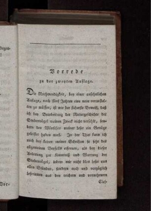 Vorrede zu der zweyten Auflage.