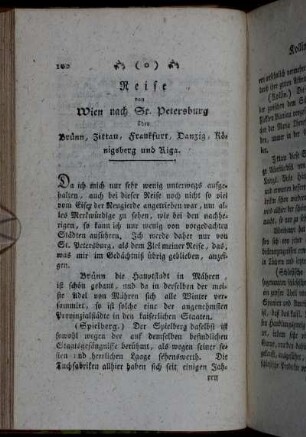 Reise von Wien nach St. Petersburg über [...].