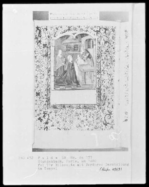 Stundenbuch — Darstellung des Christusknaben im Tempel, Folio 71verso