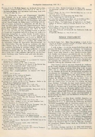 32-33 [Rezension] Sandmel, Samuel, Philo's place in Judaism