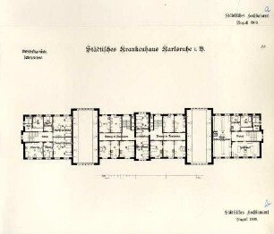 Strieder, Wilhelm. Städtisches Krankenhaus Moltkestraße
