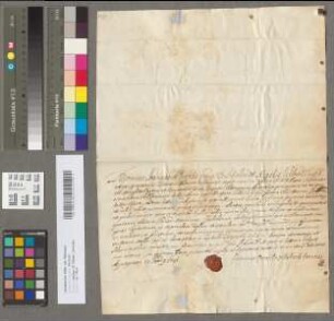 Instrument des Aachener Dekans Ludwig Johann Albert Graf von Schellardt über die Einführung des Heinrich Wilhelm von Kerckhove zu dem durch die Resignation des Kanonikers Franz von Kerckhove erledigten Kanonikat bei dem Marienstift.