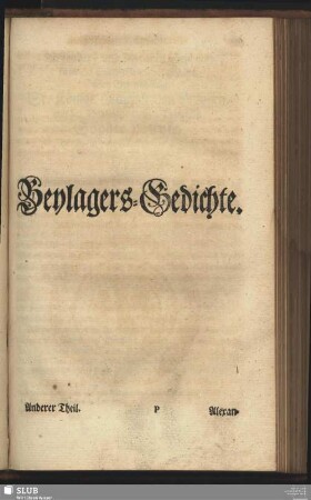 Beylagers-Gedichte
