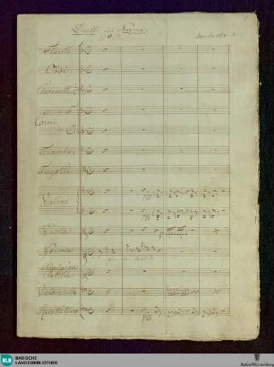Norma. Excerpts - Don Mus.Ms. 181 : V (2), orch