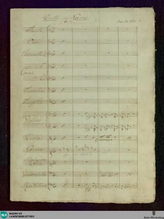 Norma. Excerpts - Don Mus.Ms. 181 : V (2), orch