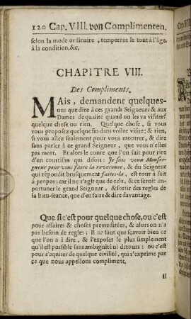 Chapitre VIII. / Capitel. VIII. - Chapitre X. / Capitel. X.