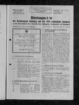 4. Bücherei der Aerztekammer Hamburg.