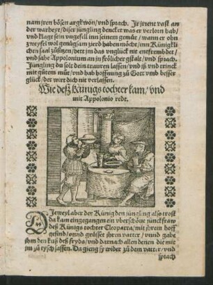 Wie deß Künigs tochter kam und mit Appolonio redt.