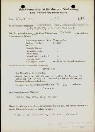 Schneider, Hans