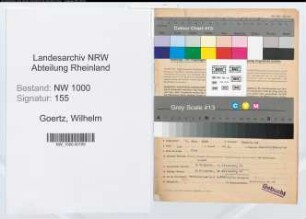 Entnazifizierung Wilhelm Goertz, geb. 07.07.1894 (Polizeiinspektor)