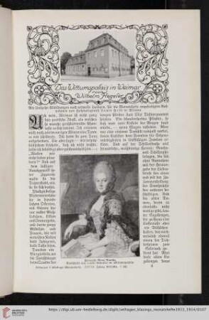28: Das Wittumspalais in Weimar