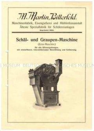 Schäl- und Graupenmaschine