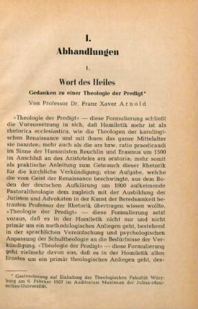 1-17 Wort des Heiles