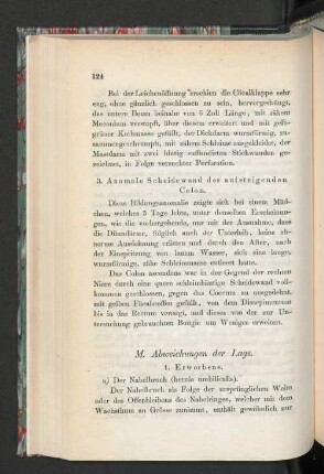 M. Abweichungen der Lage.