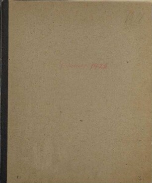 Skizzenbuch Sommer 1926