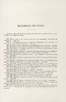 Erläuterung der Tafeln