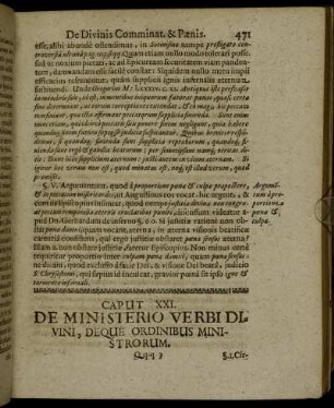 Caput XXI. De Ministerio Verbi Divini, Deque Ordinibus Ministrorum.