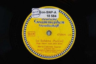 La Bohème : Man nennt mich jetzt Mimi / (Puccini)