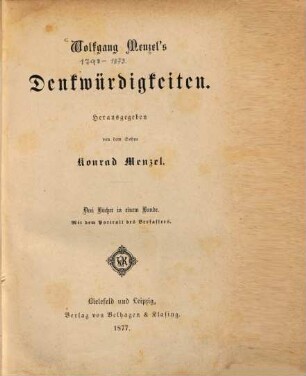 Denkwürdigkeiten
