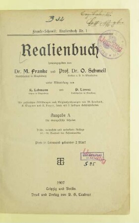 Teil 1: Realienbuch