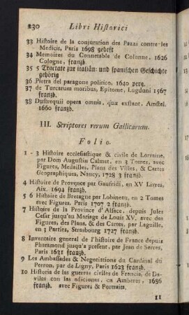230-240, III. Scriptores rerum Gallicarum