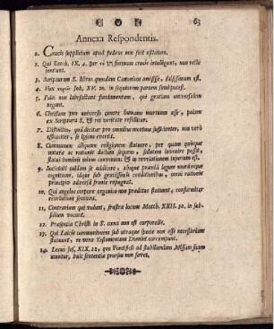 Annexa Respondentis.