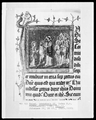 Perikopenbuch des Erzbischofs Kuno von Falkenstein: Auferstehung Christi?