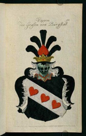 91r-91v, 91. Wappen der Grafen von Burgstall