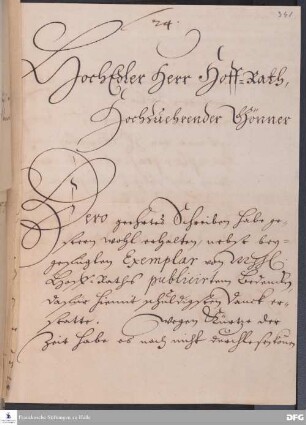 Brief von August Hermann Francke an [Tobias Pfanner].
