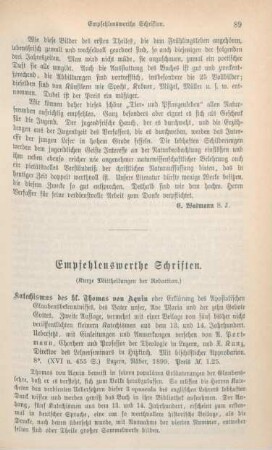 89-97 Empfehlenswerthe Schriften