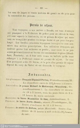 Permis de séjour