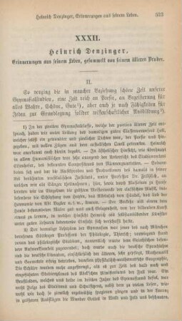 523-538 Heinrich Denzinger, Erinnerungen an seinem Leben : Fortsetzung