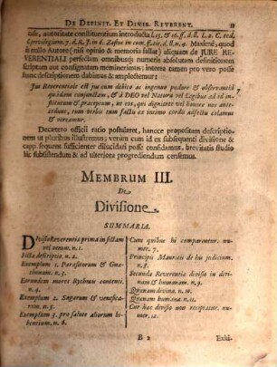 Dissertatio Iuridica De Iure Reverentiali Eiusque Effectibus Generalibus