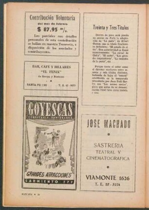 Treinta y tres títulos