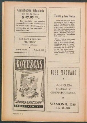Treinta y tres títulos